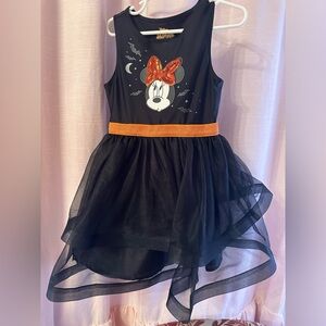 EUC Disney Junior Minnie Mouse Halloween Tutu Dress Worn Once 🎃